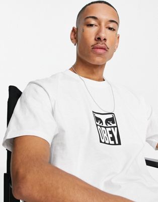T-shirts imprimés Obey - Icon Eyes - T-shirt - Blanc