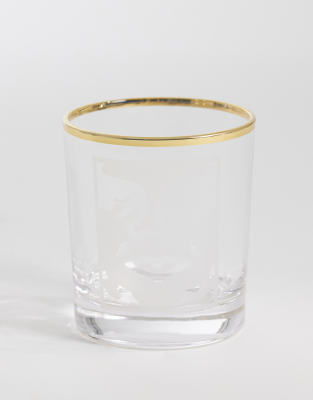 Obey Obey icon face logo drinking glass-Multi