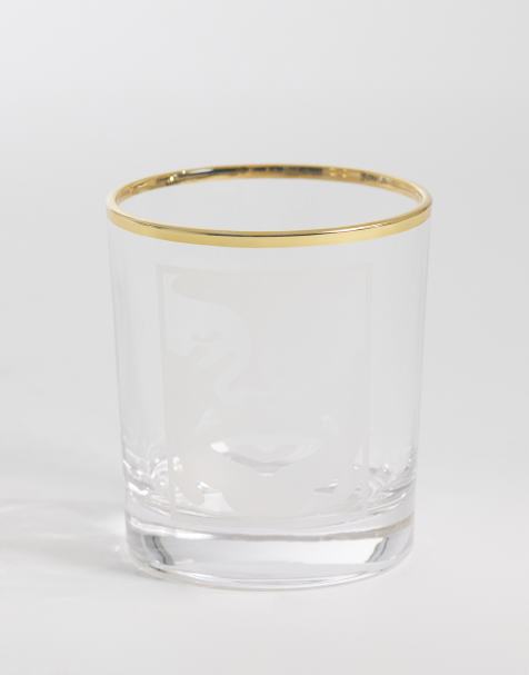 Obey icon face logo drinking glass - view 1