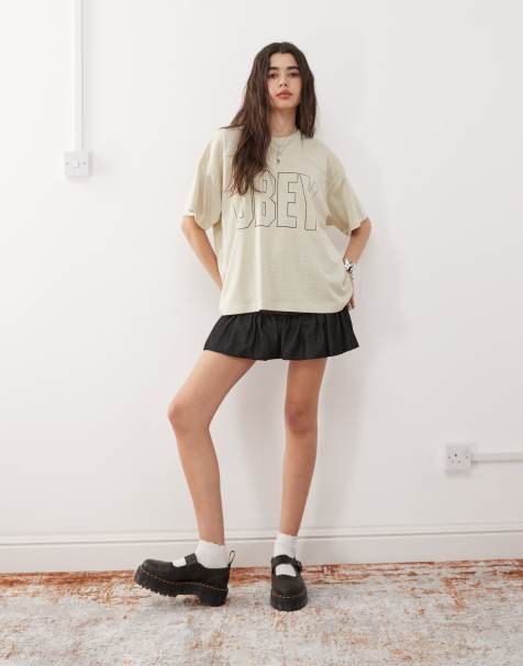 Obey - Johnson - Maillot à logo - Beige - view 1