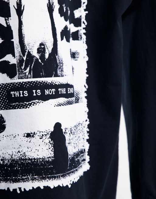 Obey – Langärmliges Oversize-Shirt mit Print auf Vorder- und Rückseite, 3 von 4