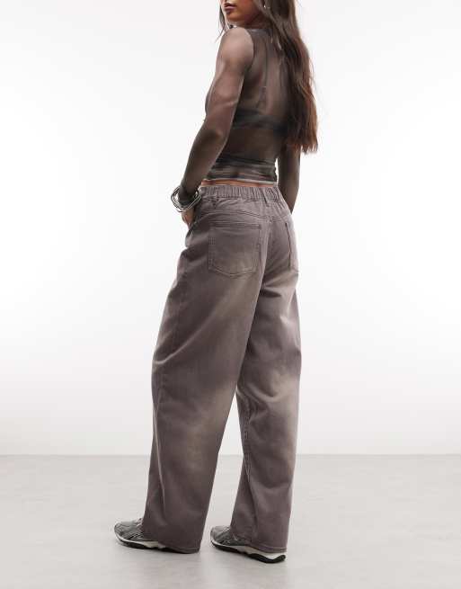 Obey - Leah - Posede denimjeans i grå vask, 2 af 5