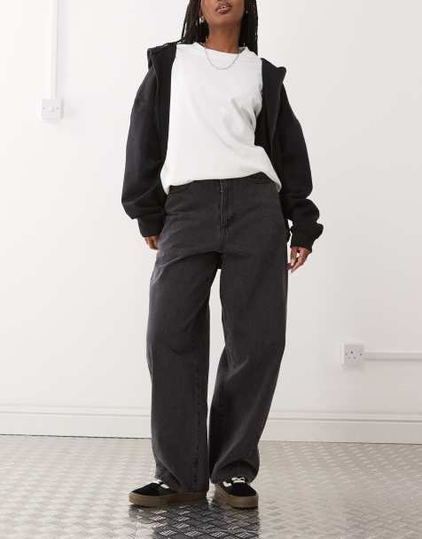 Obey - Leah - Posede denimjeans i sort vask - view 1
