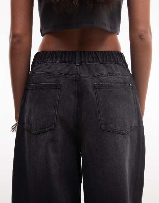 Obey - Leah - Vintagesorte posede denimjeans, 4 af 5
