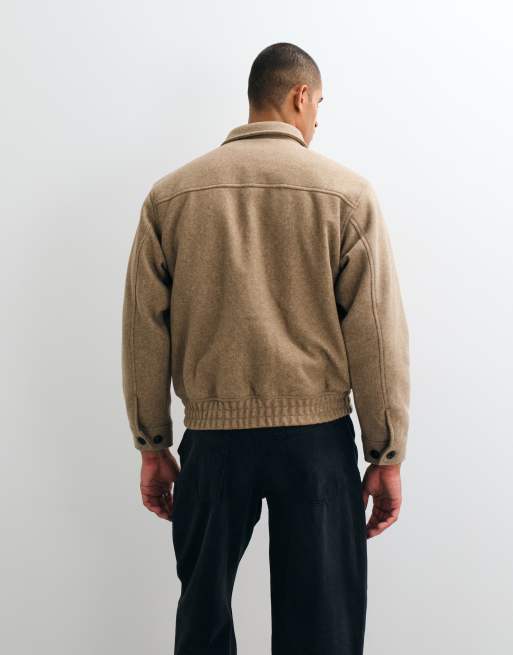 Obey ledger blousonjacka i brun, 5 av 5