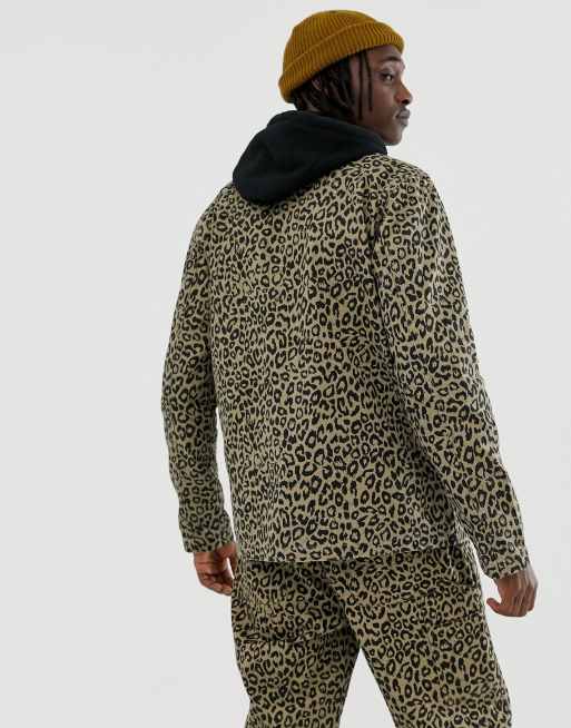 Obey store leopard hoodie