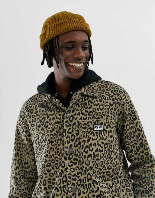 Obey leopard hoodie sale