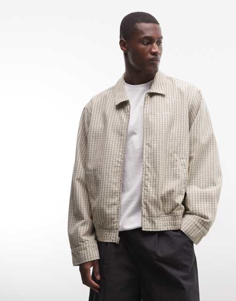 Obey - Luther - Giacca harrington color pietra - view 1