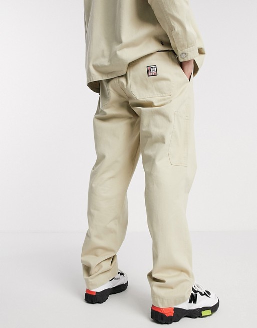 Obey Marshal utility pant in stone