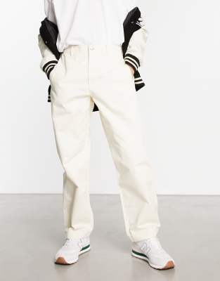 Carhartt WIP wide panel relaxed straight pants in white