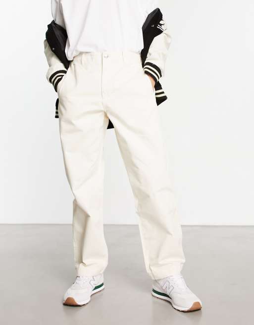 Obey - Marshall - Utility broek met losse pasvorm in crème