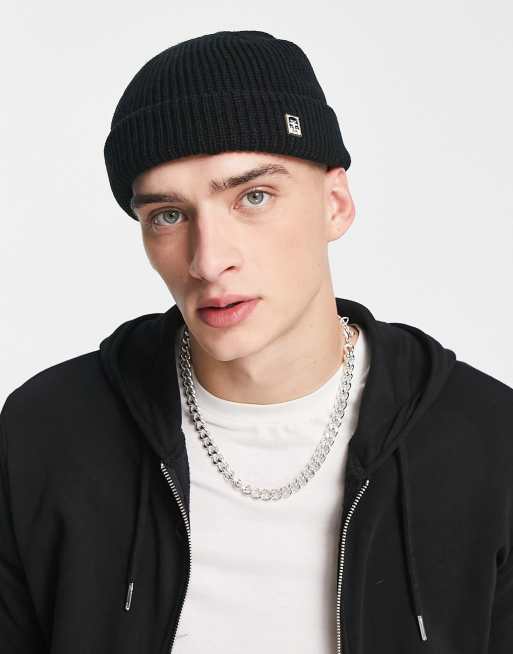 lodret smal produktion Obey Micro beanie in black | ASOS