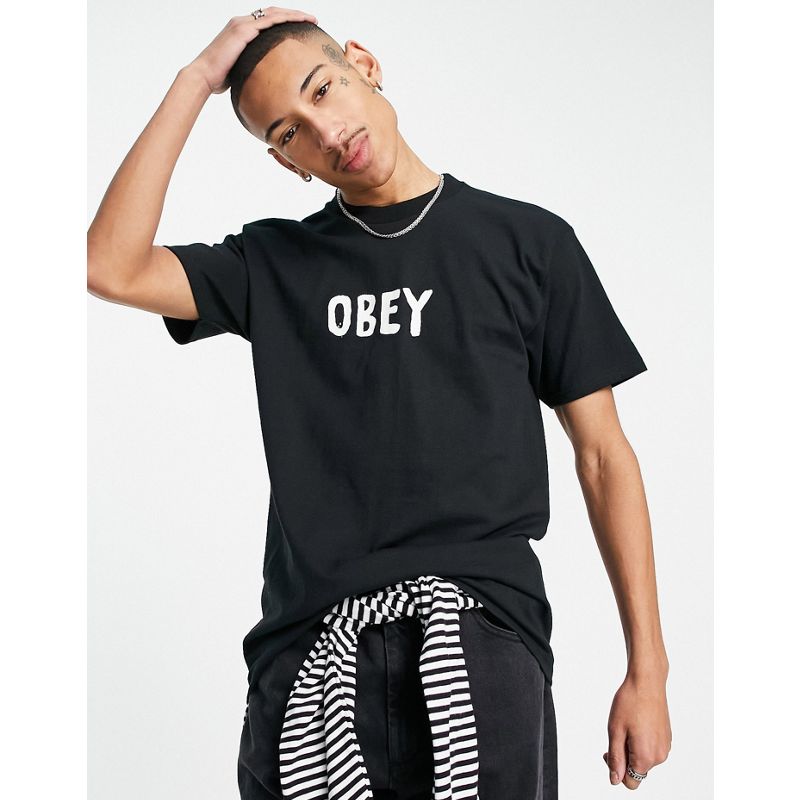 Obey – OG – T-Shirt in Schwarz