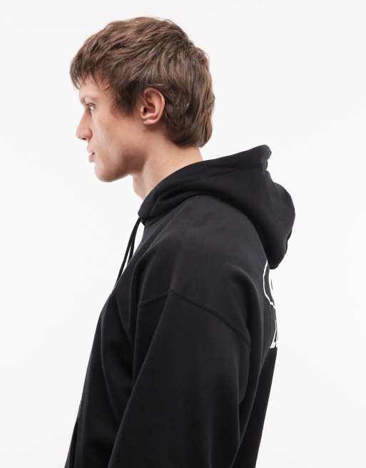 Obey – Oval Cities – Svart huvtröja med tryck baktill, 4 av 5