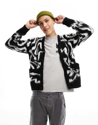 Obey - Pally - Gilet texturé - Noir | ASOS