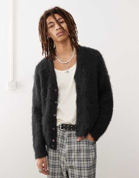 Obey Patron cardigan in black - view 1