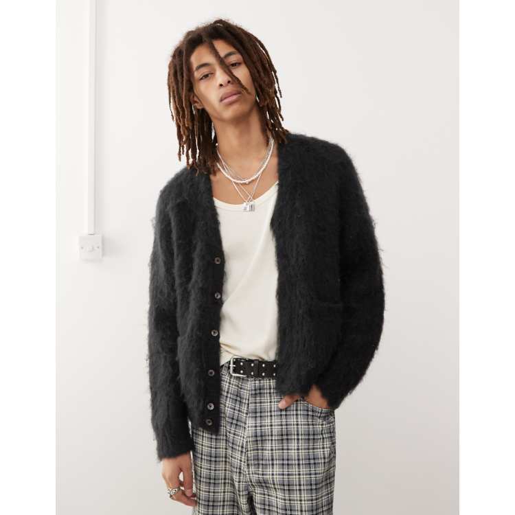 Obey Patron cardigan in black | ASOS
