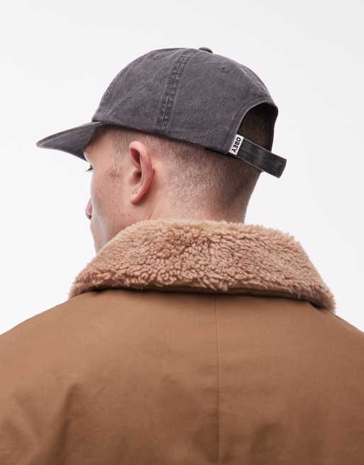 Obey – Penn – Svart, pigmentfärgad baseball-keps med sex paneler, 2 av 3