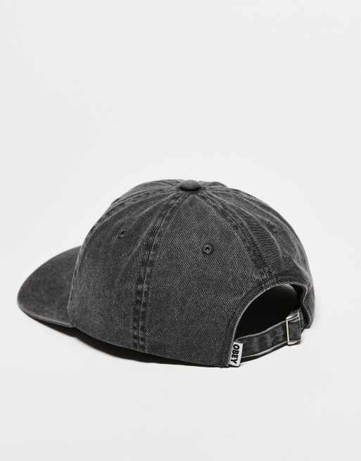 Obey – Pigment – 6-Panel-Kappe in schwarzer Waschung mit Riemen , 3 von 3