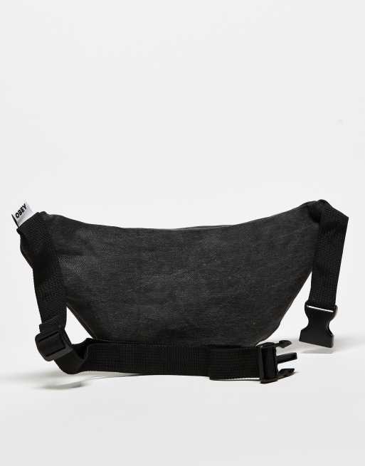 Obey - Pigment - Sac banane à logo graphique - Noir délavé, 3 de 3