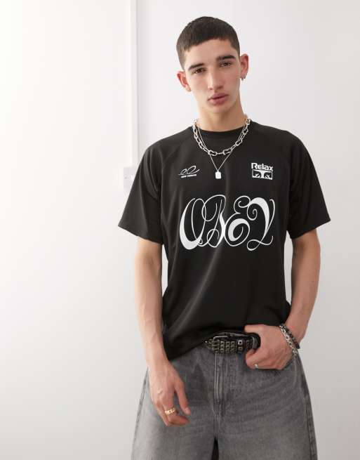Obey - Plaza Active - T-shirt à logo - Noir