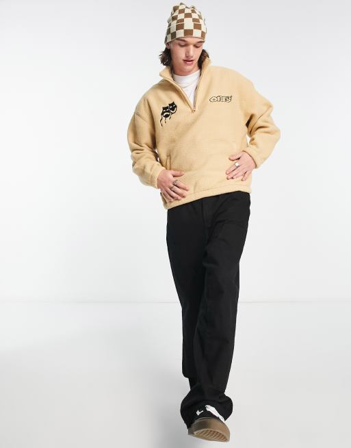 Obey half zip hoodie clearance