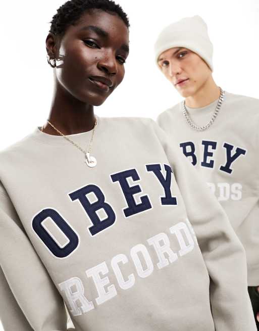 Obey 2025 records sweatshirt