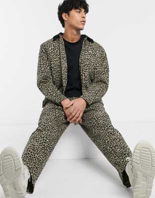 obey leopard overalls