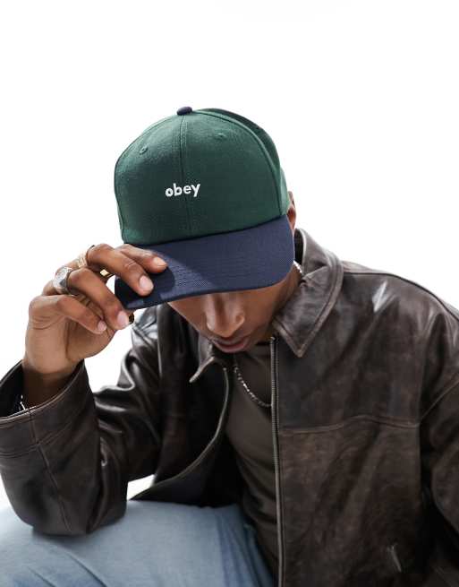 Obey cutty store 6 panel snapback