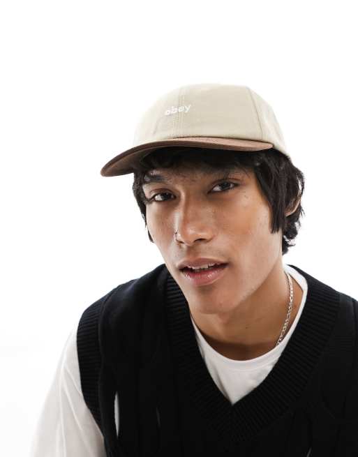 Obey - Shade - Snapback pet van 6 vlakken in beige