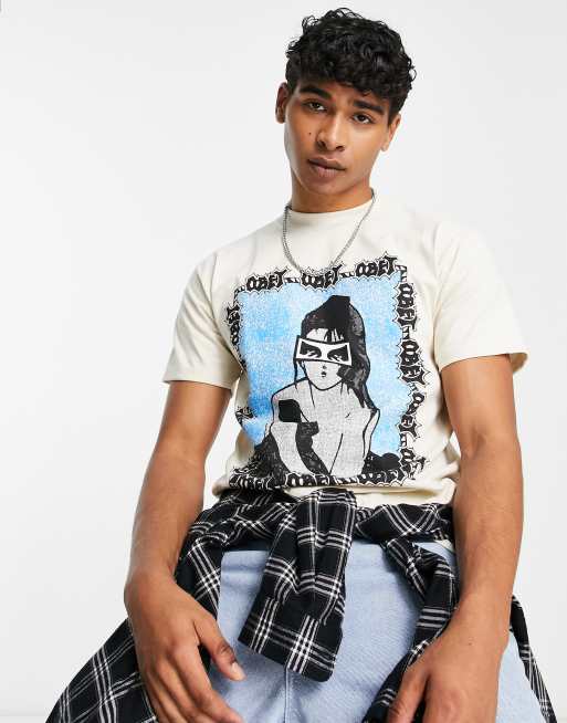 Obey shojo t-shirt in cream