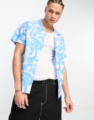 Obey slither shirt in white - ASOS Price Checker