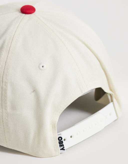 Obey – Speed Squad – Mehrfarbige Snapback-Cap mit fünf Bahnen und farblich abgesetztem Schirm, 2 von 3
