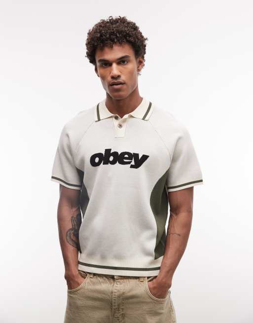 Obey - Sport - Polo multicolor de punto, 5 de 5