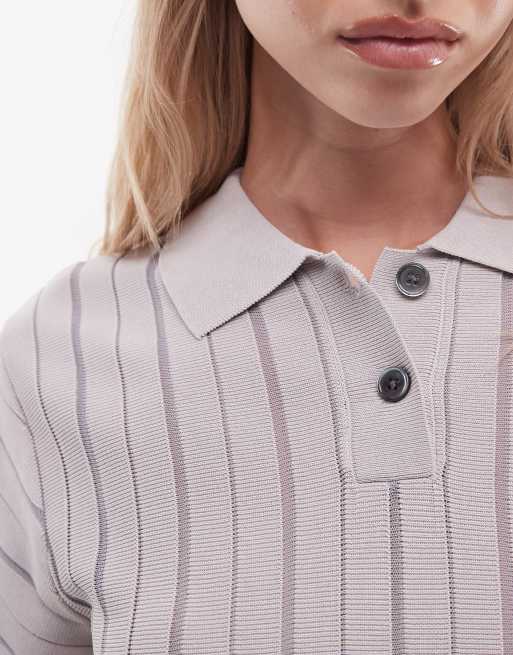 OBEY – Strick-Polohemd mit Streifen, 3 von 4