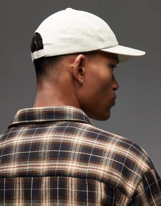 Obey - Studios - Råhvid baseballcap med seks paneler, 3 af 3