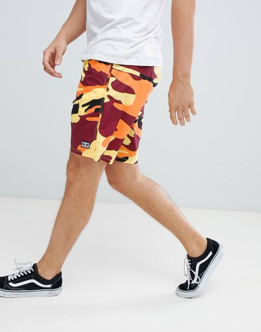 Obey 2024 camo shorts