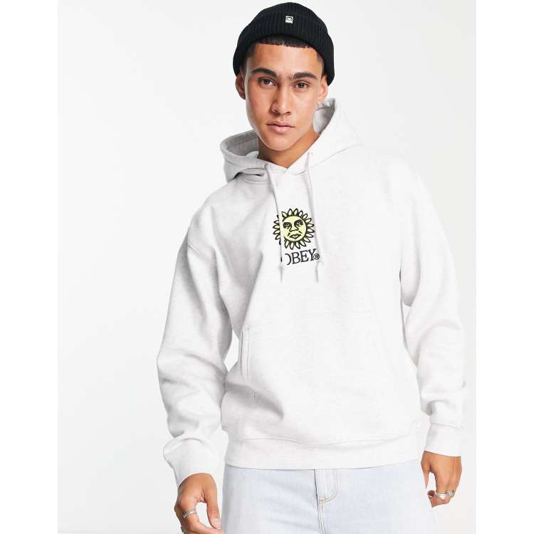 Obey on sale grey hoodie