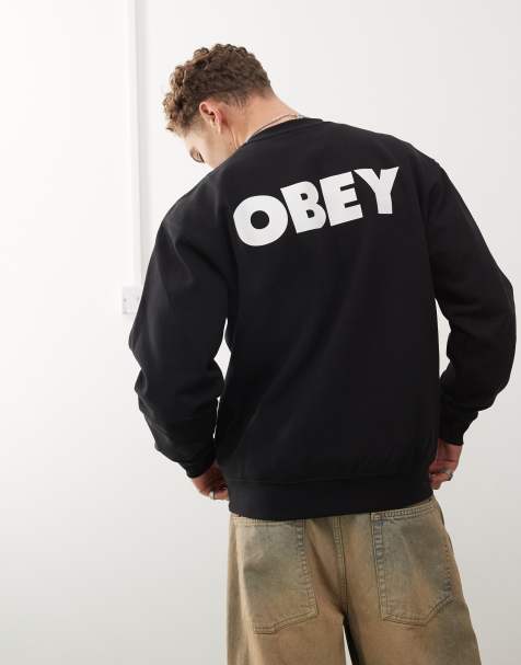 Obey - Sweat à grand logo - Noir - view 1