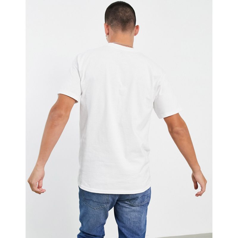 3XHzz T-shirt e Canotte Obey - T-shirt bianca con logo piccolo