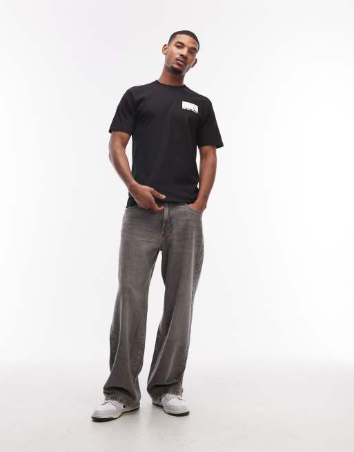 Obey – T-Shirt in Schwarz mit „Heavy Ideas“-Logo und Rückenprint, 2 von 5