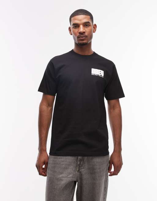Obey – T-Shirt in Schwarz mit „Heavy Ideas“-Logo und Rückenprint, 3 von 5