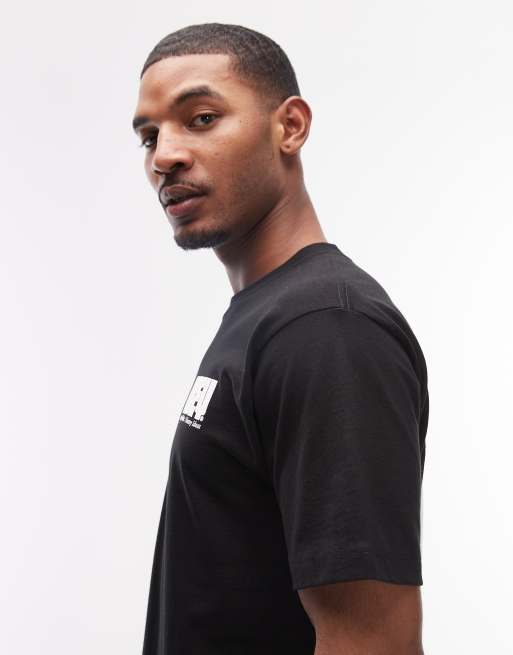 Obey – T-Shirt in Schwarz mit „Heavy Ideas“-Logo und Rückenprint, 4 von 5