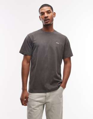 Obey - T-shirt manches courtes à logo en minuscules - Noir