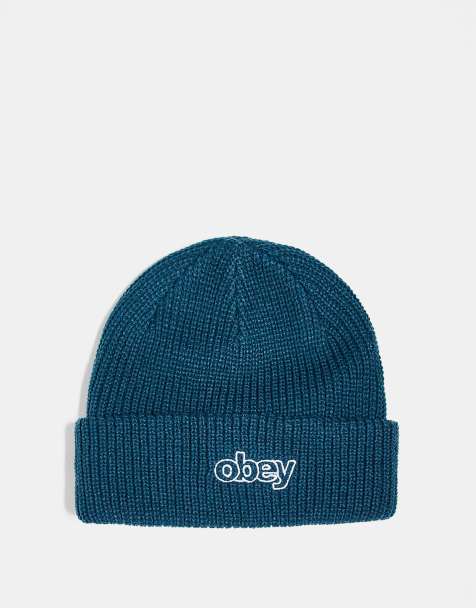 Obey – Throwback – Strickmütze in Blau - view 1