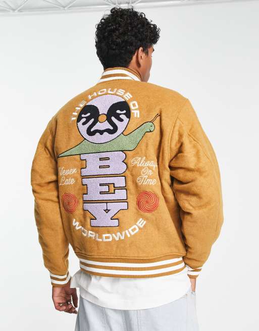 Obey shop letterman jacket