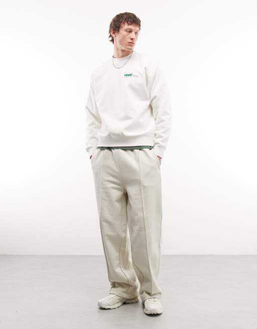 Obey - Tonic - Sweatshirt met ronde hals, logo en print op de achterkant in gebroken wit, 2 van 5