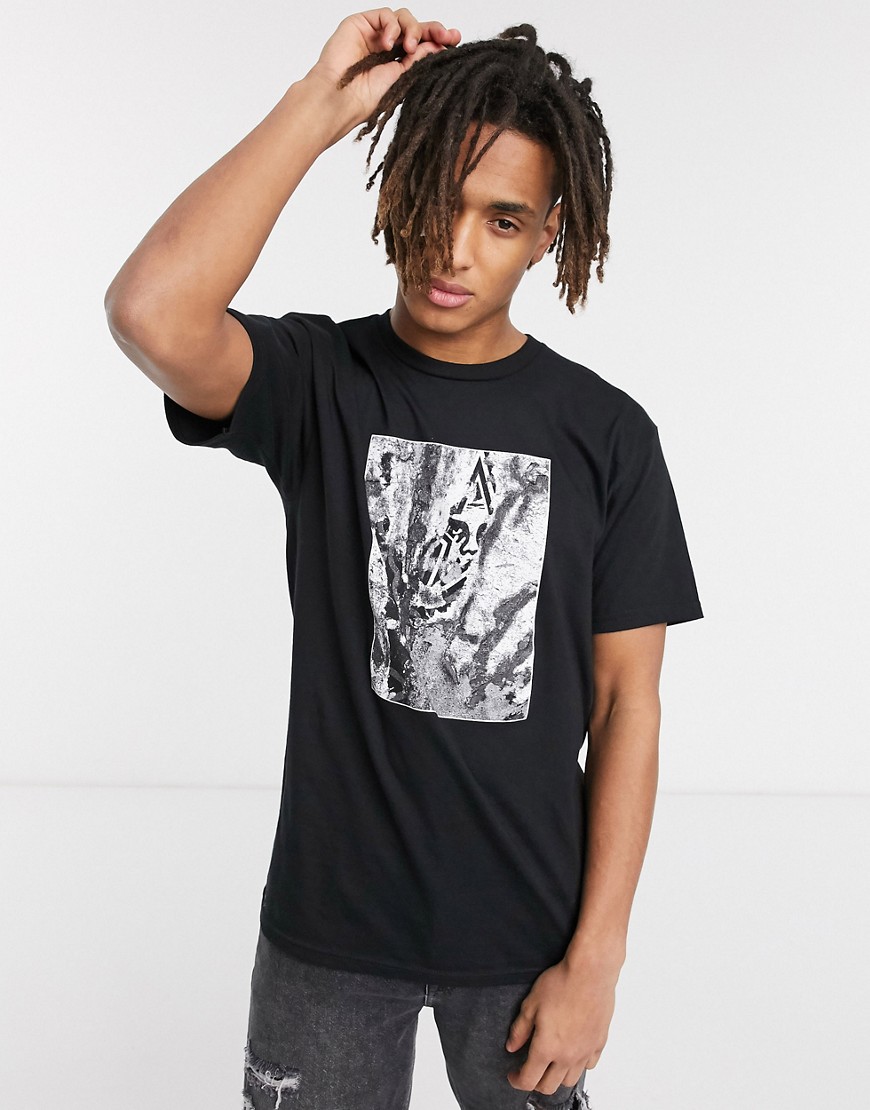 Obey Torn Icon Star t-shirt in black