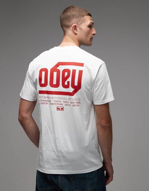 Obey trademark t-shirt in white