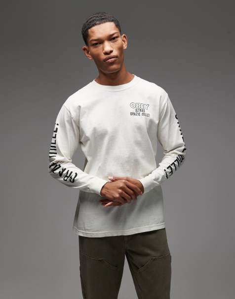 Obey - Ultras - T-shirt à manches longues - Blanc - view 1